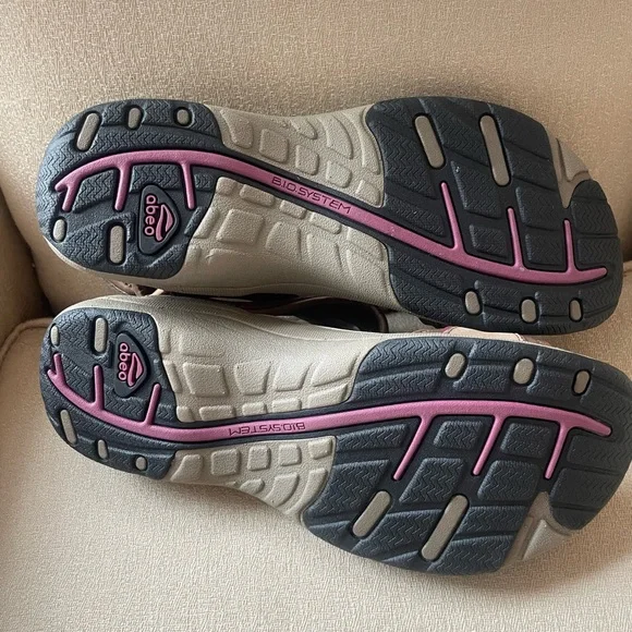 Abeo Goleta BIOSystem Sandals Brown Tan Leather Arch Support Shoes sz 11 M NWOT - Picture 5 of 5